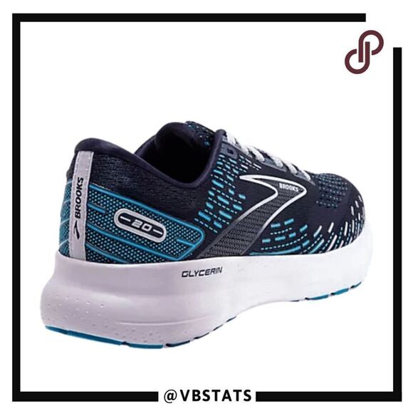 Brooks Women's Glycerin GTS 20 Running‎ Shoes Navy Blue Size 12 - Picture 3 of 13